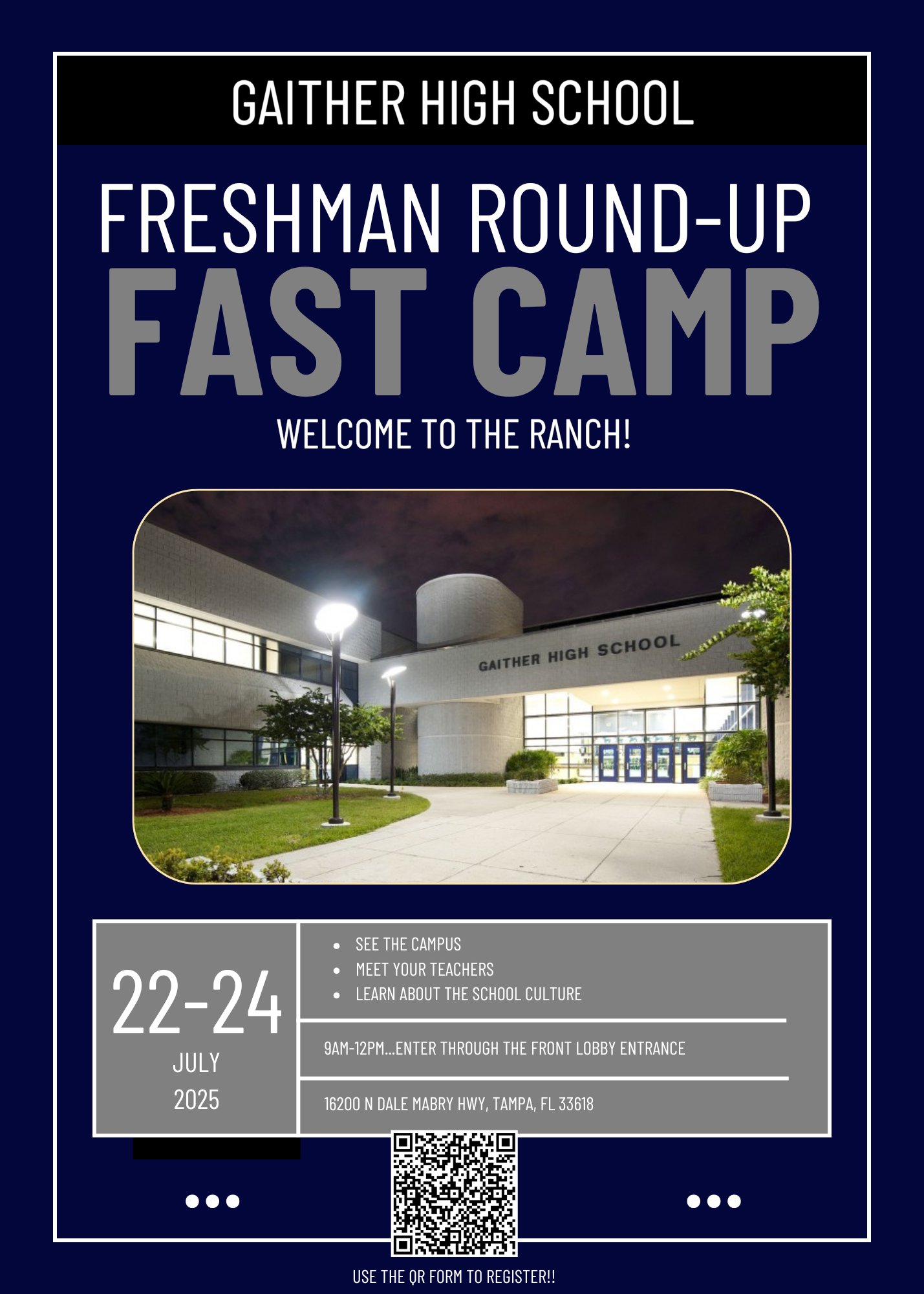  Freshman Round-Up FAST Camp